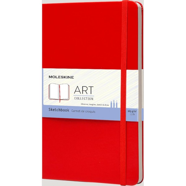 Art Sketchbook Large Scarlet Red 13x21cm Art Sketchbook Large Scarlet Red 13x21cm