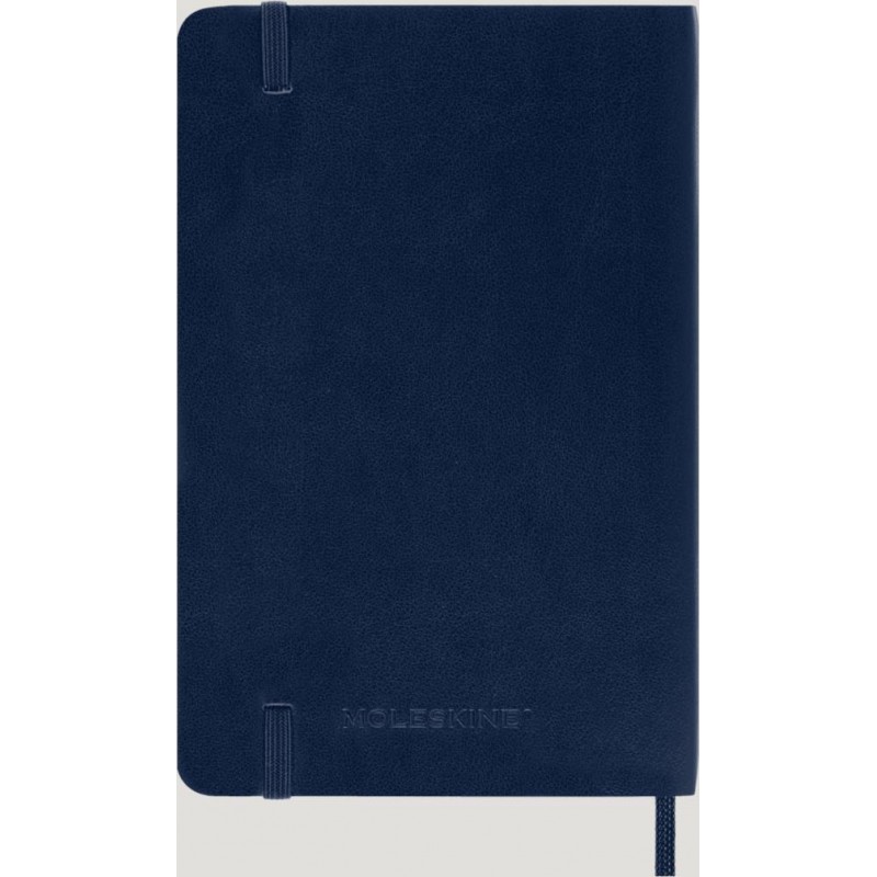 Μoleskine Σημειωματάριο με Μαλακό Εξώφυλλο και Λευκές Σελίδες 9x14cm Sapphire Blue