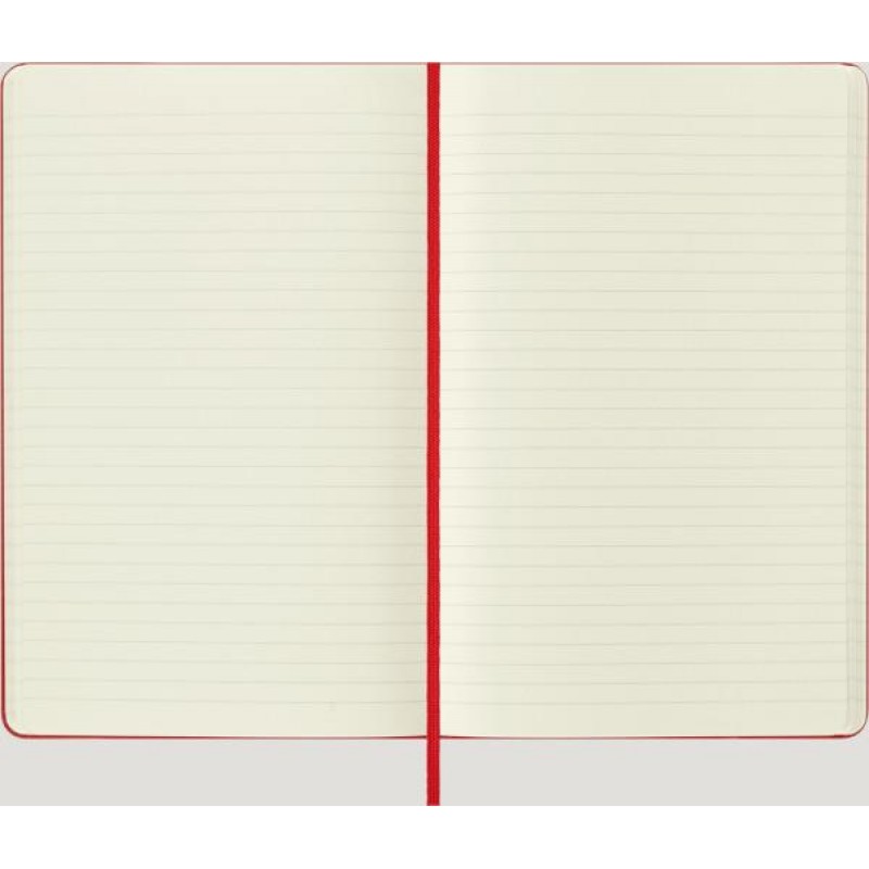 Μoleskine Σκληρόδετο Σημειωματάριο με Γραμμές 13x21cm Scarlet Red