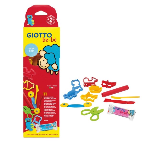 Giotto bebe Σετ Αξεσουάρ για πλαστιζυμαράκια Giotto bebe Σετ Αξεσουάρ για πλαστιζυμαράκια