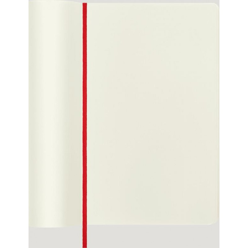 Μoleskine Σημειωματάριο με Μαλακό Εξώφυλλο και Λευκές σελίδες 13x21cm Scarlet Red