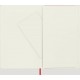 Μoleskine Σημειωματάριο με Μαλακό Εξώφυλλο και Λευκές σελίδες 13x21cm Scarlet Red