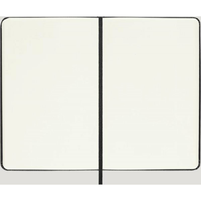 Μoleskine Σκληρόδετο Σημειωματάριο με Λευκές σελίδες 9x14cm Black
