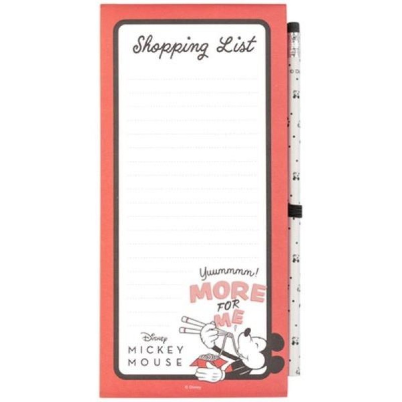 Mickey Magnetic Notebook 100th Anniversary 10x21cm 90p