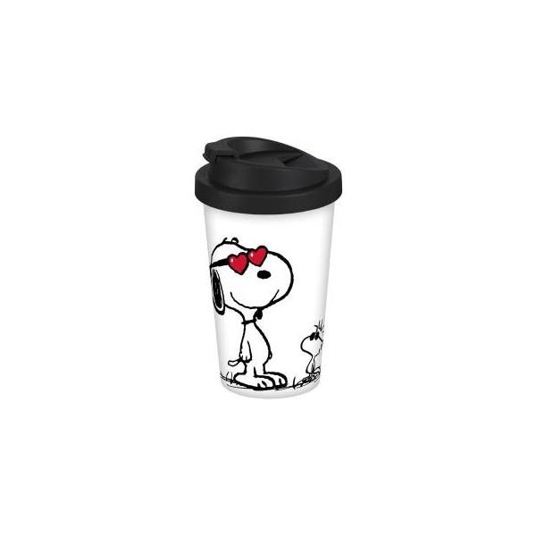 Snoopy Ισοθερμική Κούπα White-Black Snoopy Ισοθερμική Κούπα White-Black