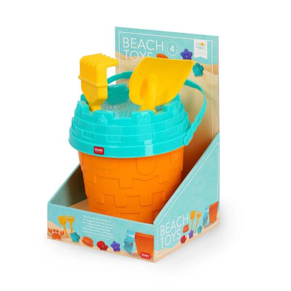 Legamis Beach Bucket And Sand Mould Set Legamis Beach Bucket And Sand Mould Set