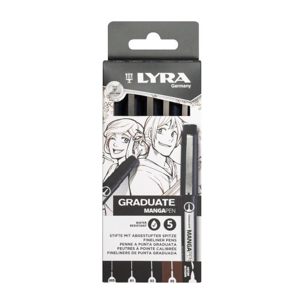 Lyra Graduate Inking Manga Set 5 Markers Lyra Graduate Inking Manga Set 5 Markers