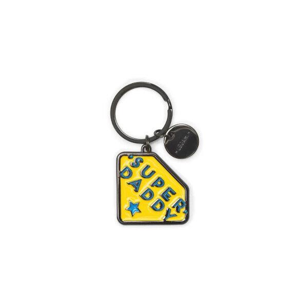 Legami Enamel Key Chain Super Daddy