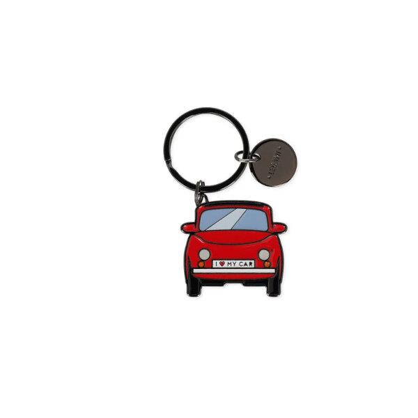 Legami Enamel Key Chain Car