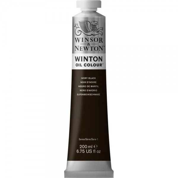 Winton Oil 200ml 337 Lamp Black Winton Oil 200ml 337 Lamp Black