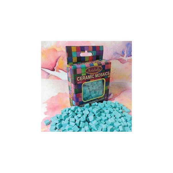 Artebella Κεραμικές Ψηφίδες 8x8mm Τυρκουάζ