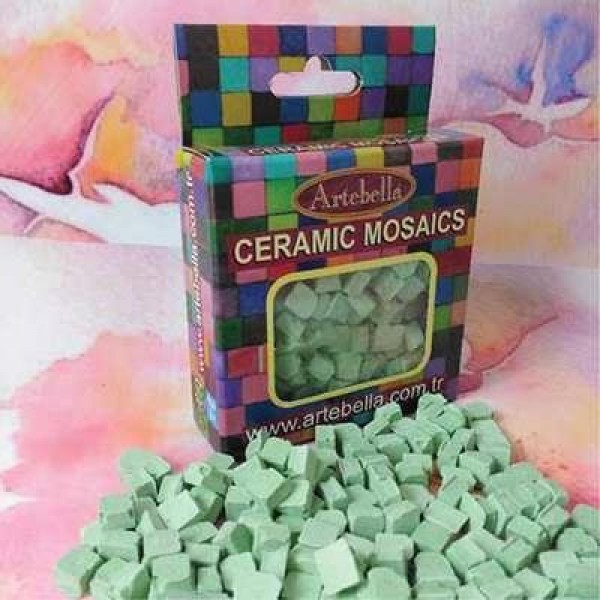 Artebella Κεραμικές Ψηφίδες 8x8mm Φυστικί Artebella Κεραμικές Ψηφίδες 8x8mm Φυστικί