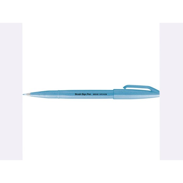 Touch Brush Sign Pen Fluo Blue Touch Brush Sign Pen Fluo Blue