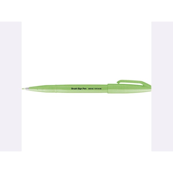 Touch Brush Sign Pen Fluo Green Touch Brush Sign Pen Fluo Green