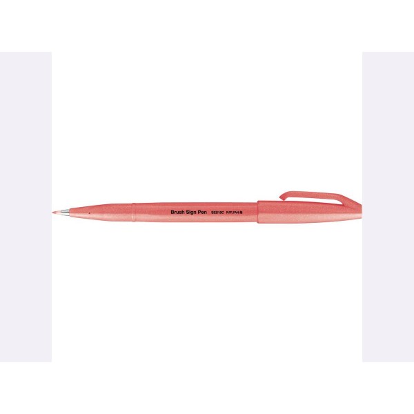 Touch Brush Sign Pen Fluo Red Touch Brush Sign Pen Fluo Red