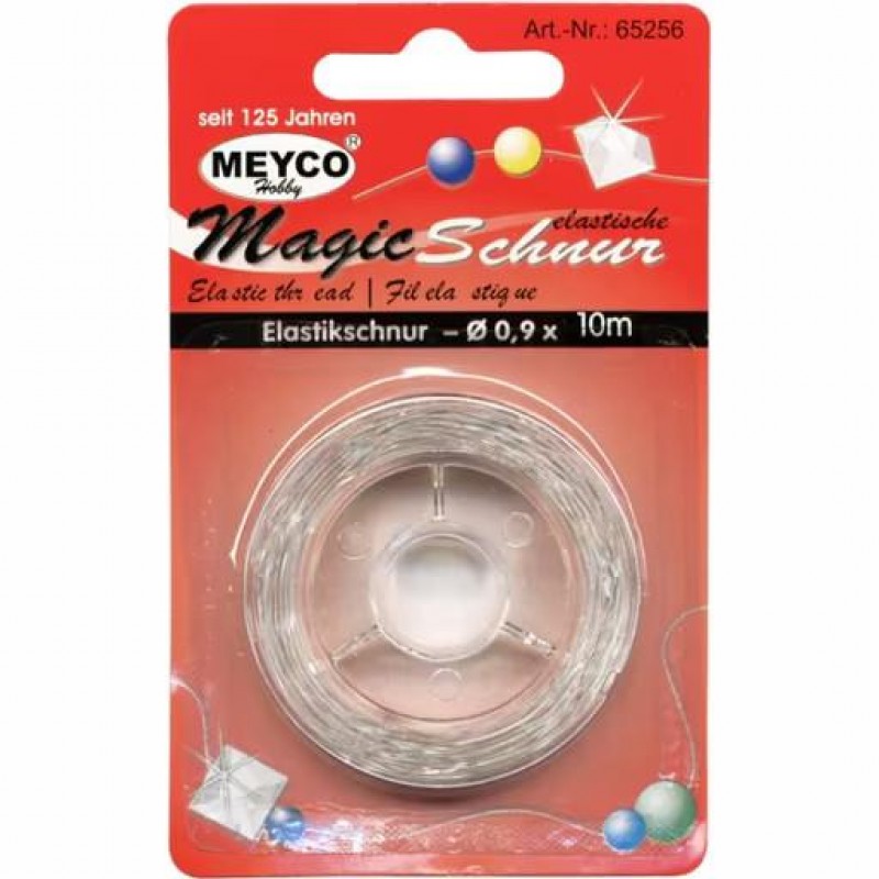 Meyco Πετονιά Ελαστική Λευκή 0.6mm x 10m