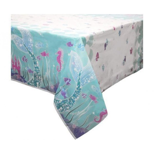 Τραπεζομάντηλο Πλαστικό Γοργόνα Mermaid 137 x 213cm Τραπεζομάντηλο Πλαστικό Γοργόνα Mermaid 137 x 213cm