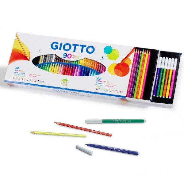Giotto Σετ 50 Μολύβια + 40 Μαρκαδόροι Giotto Σετ 50 Μολύβια + 40 Μαρκαδόροι