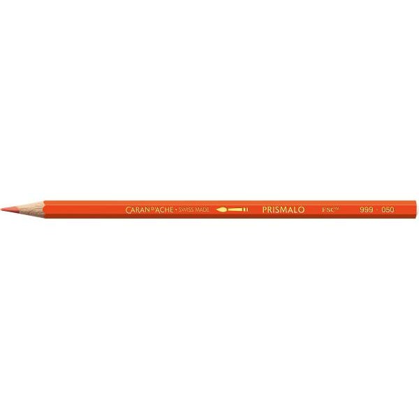 Caran D Ache Prismalo Μολύβι Ακουαρέλας 050 Flame red