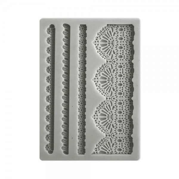 Stamperia Καλούπι Σιλικόνης A6 Sunflower Art Lace And Border Stamperia Καλούπι Σιλικόνης A6 Sunflower Art Lace And Border