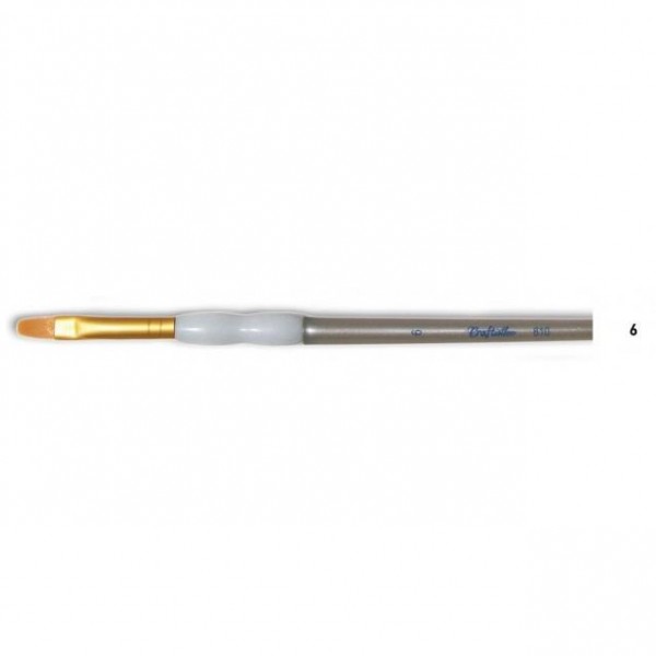 Craftistico Πινέλο Χειροτεχνίας Soft-Grip Πλακέ Νο. 6 Craftistico Πινέλο Χειροτεχνίας Soft-Grip Πλακέ Νο. 6