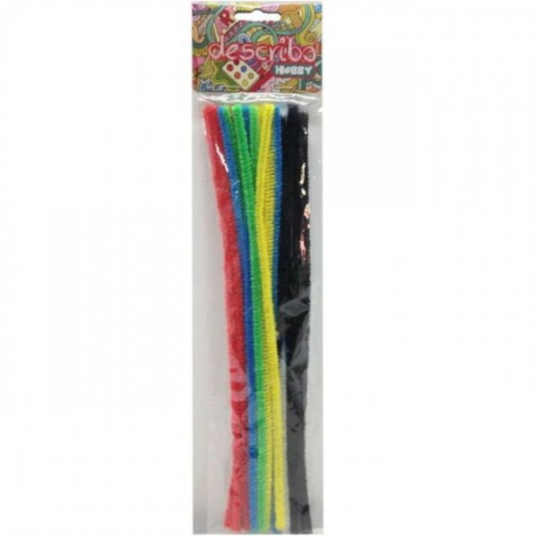 Σύρματα Πίπας Χρωματιστά 6mm 30cm 25τεμ