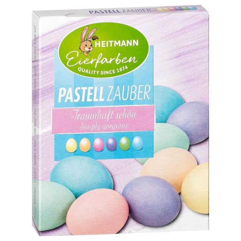 Heitmann Βαφή Αυγών 6 Χρώματα Pastel