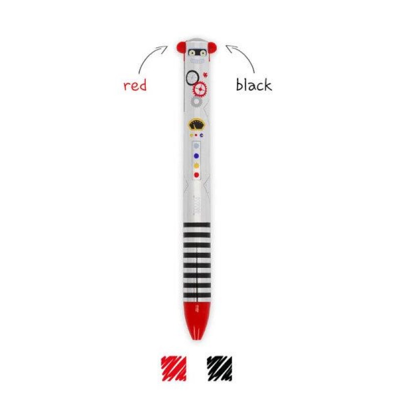 Legami Στυλό Ballpoint με 2 μύτες Click-Clack Robot