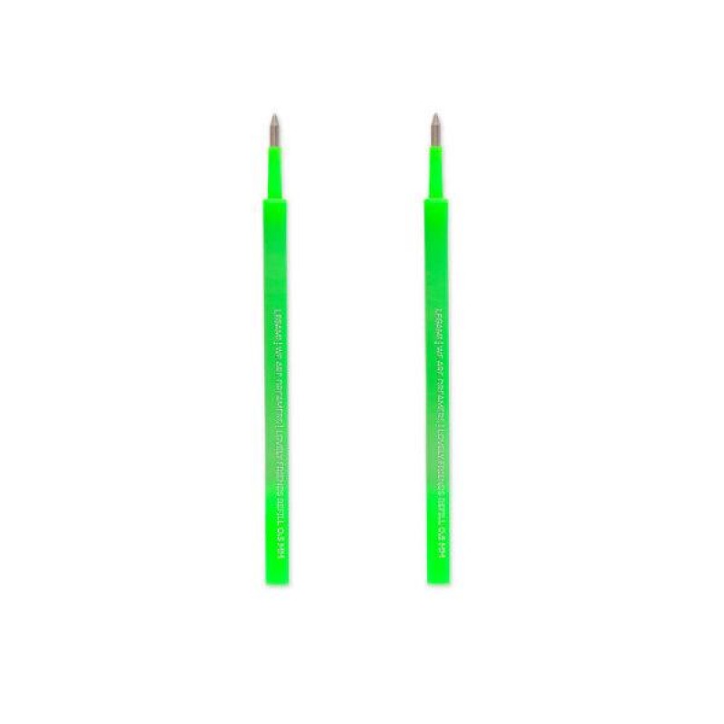 Legami Σετ 2 Ανταλλακτικά για στυλό Gel Pen Lovely Friends Neon Green