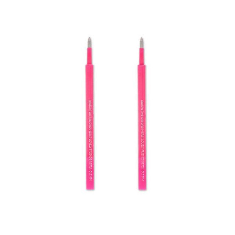 Legami Σετ 2 Ανταλλακτικά για στυλό Gel Pen Lovely Friends Neon Pink