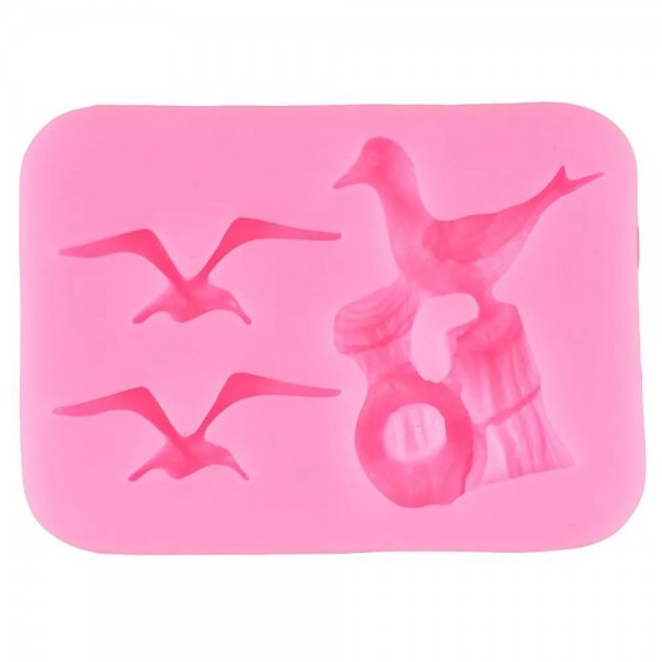 Craftistico Καλούπι Σιλικόνης 7,7x5,5x1,2cm Γλάροι Craftistico Καλούπι Σιλικόνης 7,7x5,5x1,2cm Γλάροι
