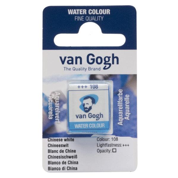 Van Gogh Watercolour Half Pan 108 Chinese White Van Gogh Watercolour Half Pan 108 Chinese White