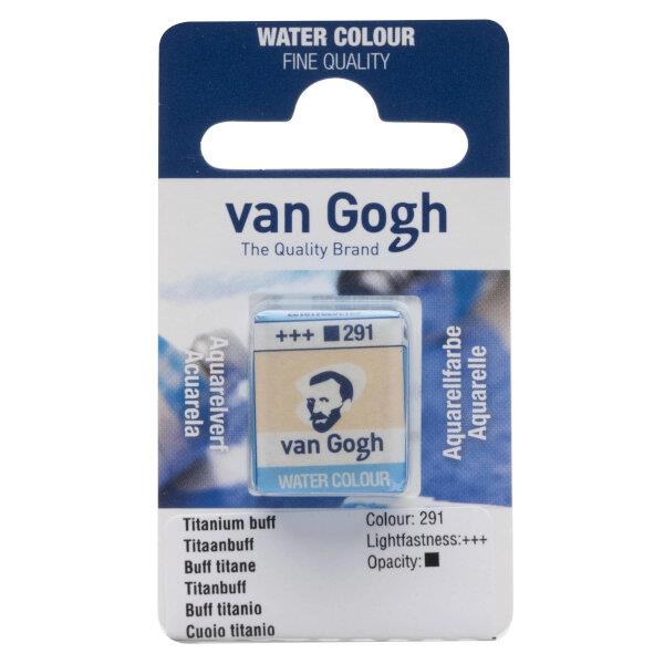 Van Gogh Watercolour Half Pan 291 Titanium Buff Van Gogh Watercolour Half Pan 291 Titanium Buff