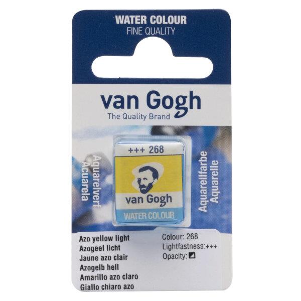 Van Gogh Watercolour Half Pan 268 Azo Yellow Light Van Gogh Watercolour Half Pan 268 Azo Yellow Light