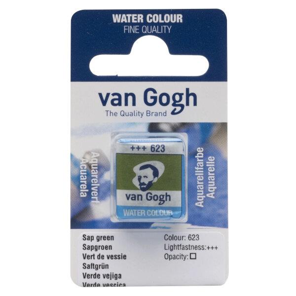 Van Gogh Watercolour Half Pan 623 Sap Green Van Gogh Watercolour Half Pan 623 Sap Green