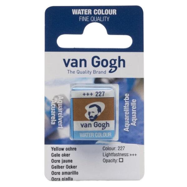 Van Gogh Watercolour Half Pan 227 Yellow Ochre Van Gogh Watercolour Half Pan 227 Yellow Ochre
