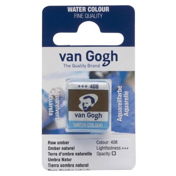 Van Gogh Watercolour Half Pan 408 Raw Umber Van Gogh Watercolour Half Pan 408 Raw Umber