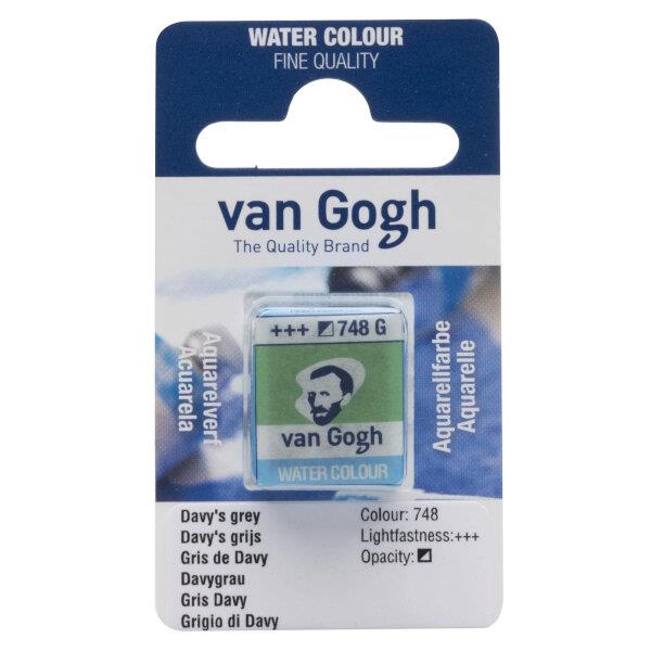 Van Gogh Watercolour Half Pan 748 Davys Grey Van Gogh Watercolour Half Pan 748 Davys Grey