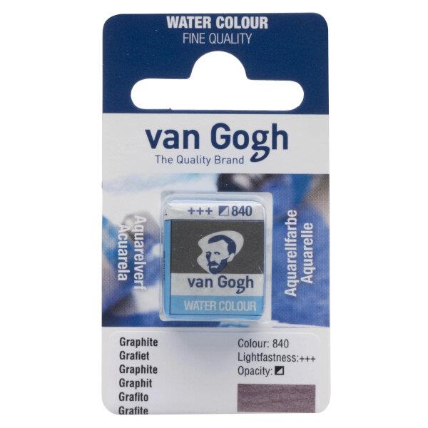Van Gogh Watercolour Half Pan 840 Graphite Van Gogh Watercolour Half Pan 840 Graphite