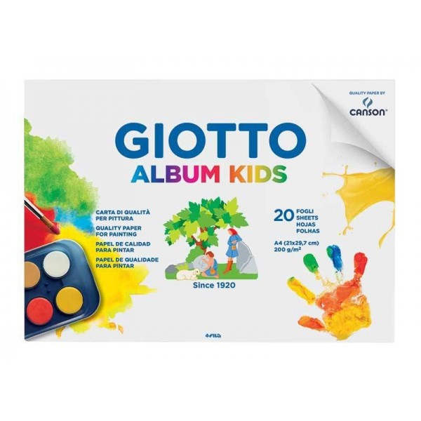 Giotto Μπλοκ Ακουαρέλας Α4 200g 20p Giotto Μπλοκ Ακουαρέλας Α4 200g 20p