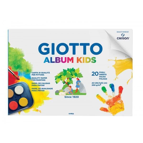 Giotto Μπλοκ Ακουαρέλας Α3 200g 20p Giotto Μπλοκ Ακουαρέλας Α3 200g 20p