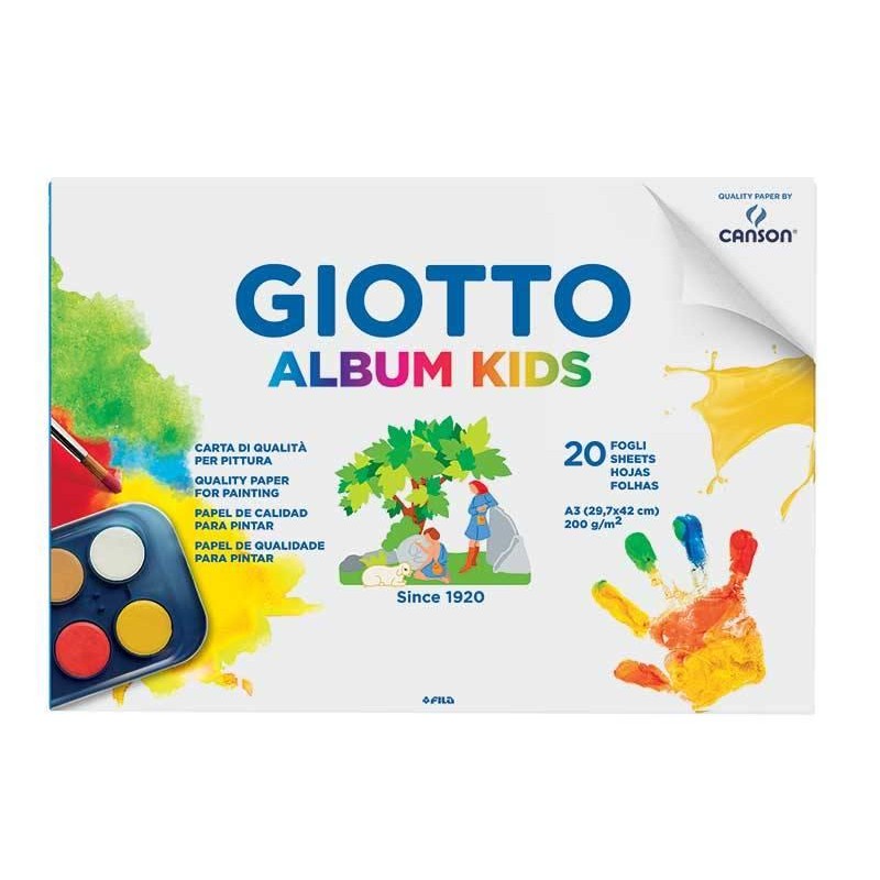 Giotto Μπλοκ Ακουαρέλας Α3 200g 20p