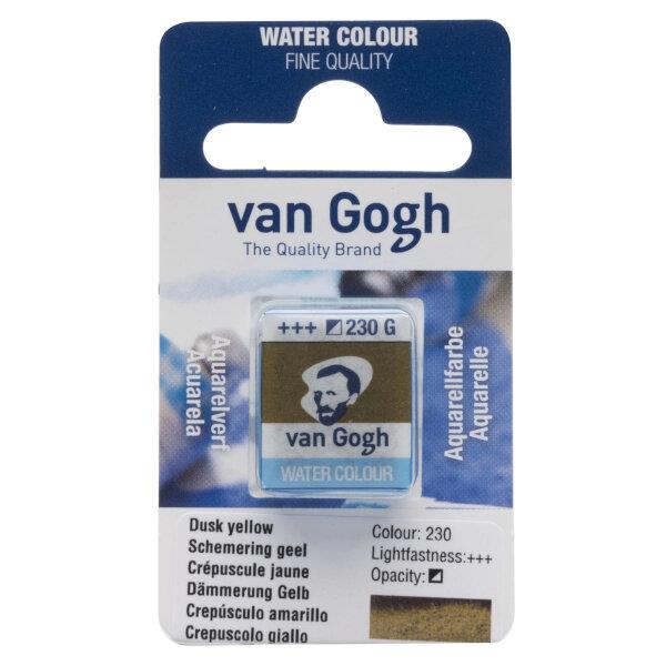 Van Gogh Watercolour Half Pan 230 Dusk Yellow Van Gogh Watercolour Half Pan 230 Dusk Yellow