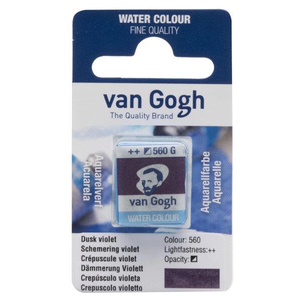 Van Gogh Watercolour Half Pan 560 Dusk Violet Van Gogh Watercolour Half Pan 560 Dusk Violet