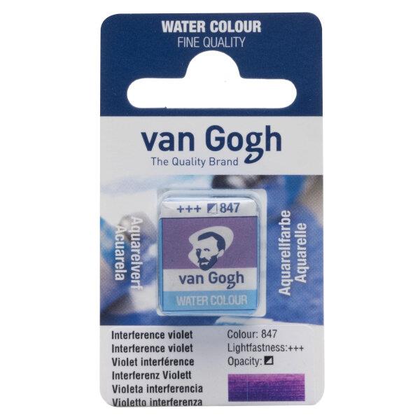 Van Gogh Watercolour Half Pan 847 Interference Violet Van Gogh Watercolour Half Pan 847 Interference Violet