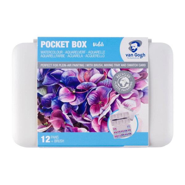 Van Gogh Κασετίνα με 12 Πλακάκια Ακουαρέλας Pinks + Violets Van Gogh Κασετίνα με 12 Πλακάκια Ακουαρέλας Pinks + Violets