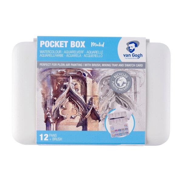 Van Gogh Κασετίνα με 12 Πλακάκια Ακουαρέλας Muted Colours Van Gogh Κασετίνα με 12 Πλακάκια Ακουαρέλας Muted Colours