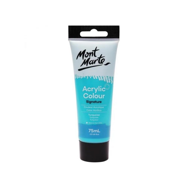 Mont Marte 75ml Studio Acrylic 22 Turquoise Mont Marte 75ml Studio Acrylic 22 Turquoise