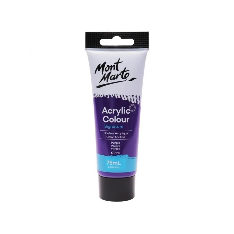 Mont Marte 75ml Studio Acrylic 16 Purple Mont Marte 75ml Studio Acrylic 16 Purple