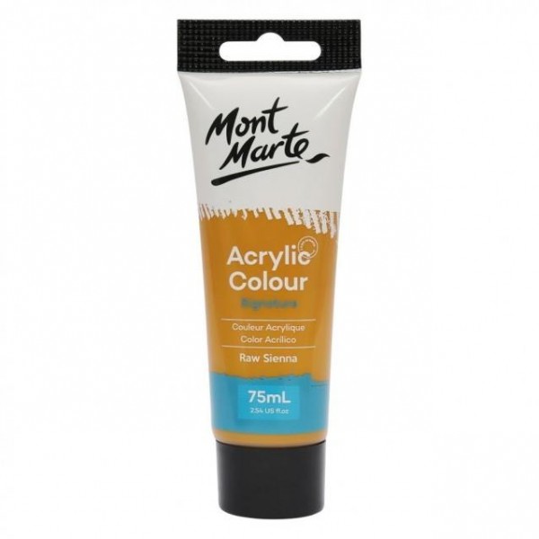 Mont Marte 75ml Studio Acrylic 06 Raw Sienna Mont Marte 75ml Studio Acrylic 06 Raw Sienna